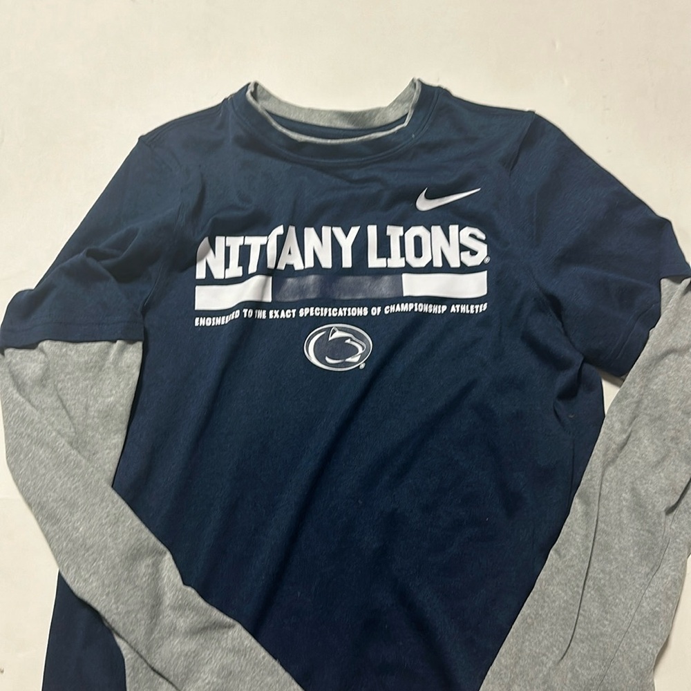 Nike Penn state youth large dri-fit long sleeve We are….
